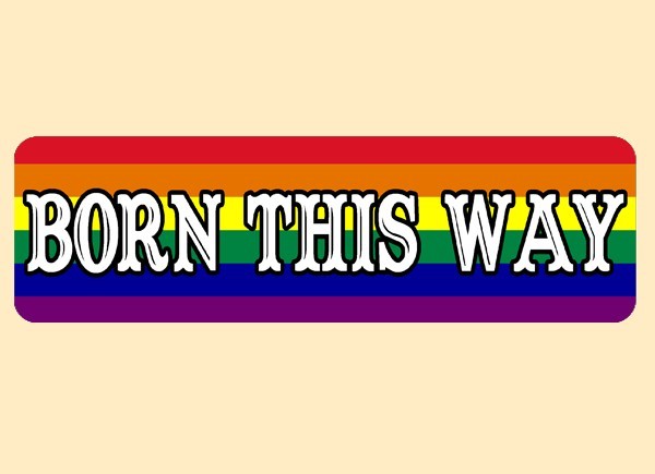 PC380 Starshine Arts "Born This Way" Bumper Sticker