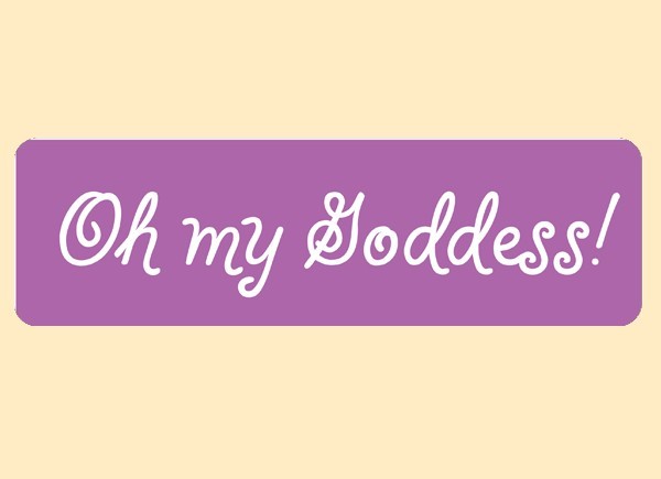 PC397 Starshine Arts "Oh My Goddess" Bumper Sticker