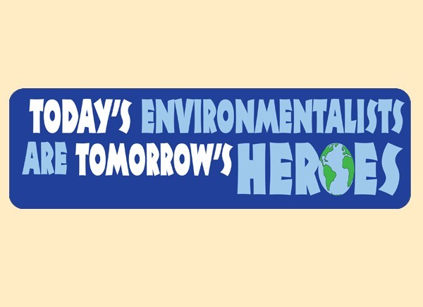 PC399 Starshine Arts "Tomorrows Heroes" Bumper Sticker