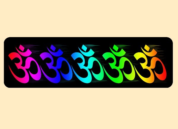 PC405 Starshine Arts "Om Highway" Bumper Sticker