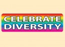 PC456 Starshine Arts "Celebrate Diversity" Bumper Sticker
