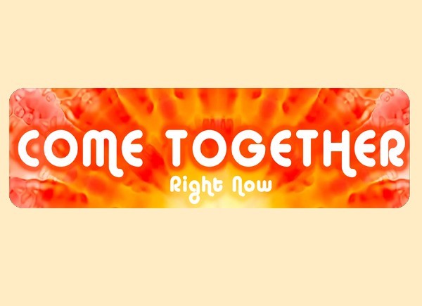 JR500 Starshine Arts"Come Together" Mini Bumper Sticker