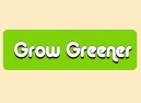 JR501 Starshine Arts"Grow Greener" Mini Bumper Sticker