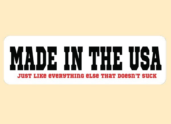 JR515 Starshine Arts"Made In The USA" Mini Bumper Sticker