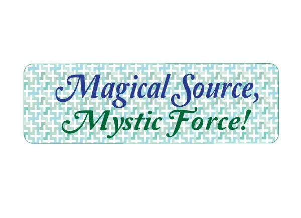 JR565 Starshine Arts "Magical Source" Mini Bumper Sticker
