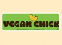 PC487 Starshine Arts "Vegan Chick" Bumper Sticker