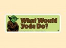 PC490 Starshine Arts "What Would Yoda Do" Bumper Sticker
