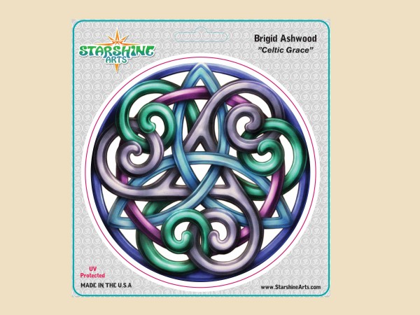 STAR213  Brigid Ashwood "Celtic Grace" Sticker