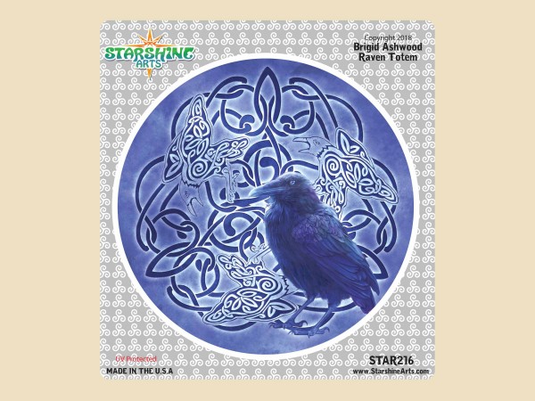 STAR216  Brigid Ashwood "Raven Knot" Sticker