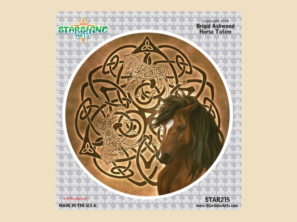 STAR215  Brigid Ashwood "Horse Knot" Sticker