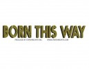 JR581 Starshine Arts "Born This Way Plain" Mini Bumper Sticker