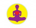 SKY161 Starshine Arts 3" Yoga Lover"  Sticker