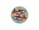 SKY930 Starshine Arts 3" Native Salmon"  Sticker