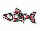 Star 257 Starshine Arts "Chinook Salmon" Sticker