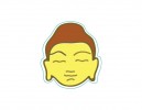 SKY944 Starshine Arts 3" Buddha Head"  Sticker