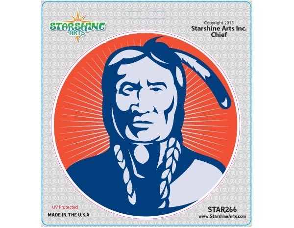 Star 266 Starshine Arts "Chief" Sticker
