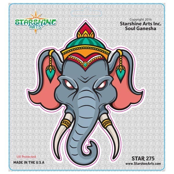STAR275 4.5" "Don't Mess With Ganesh" Sticker