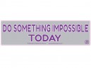 PC528 Starshine Arts "Do The Impossible" Bumper Sticker