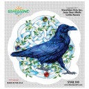STAR300 4.5" "Celtic Raven" Sticker