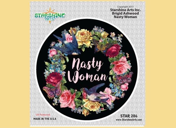 STAR287 4.5" "Nasty Woman" Sticker