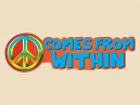 JR653  Starshine Arts "Peace From Within"  Mini Bumper Sticker