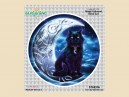 STAR305 4.5" "Black Cat" Sticker