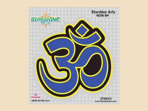 STAR331 4.5" "Neon Om" Sticker