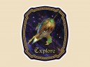 STAR332 4.5" "Explore" Sticker