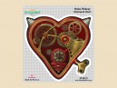 STAR337 4.5" "Steampunk Heart" Sticker