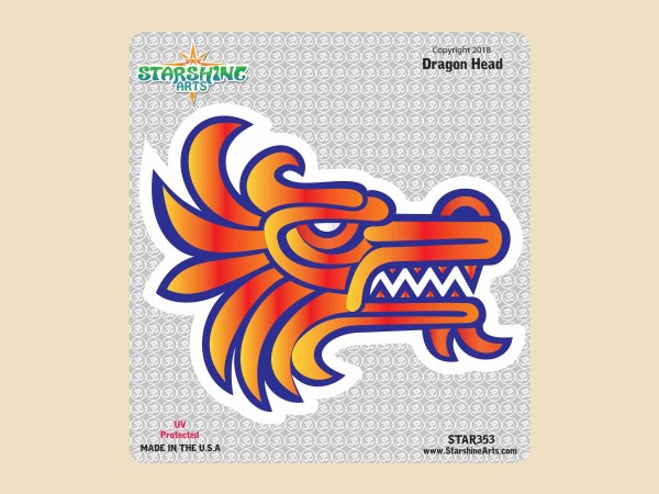 STAR353 4.5" "Dragon Head" Sticker
