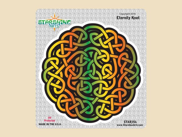 STAR356 4.5" "Eternity Knot" Sticker