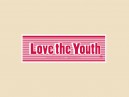 JR668  Starshine Arts "Love The Youth"  Mini Bumper Sticker