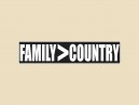 JR678  Starshine Arts "Family Greater Than Country"  Mini Bumper Sticker