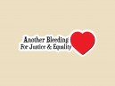 JR689  Starshine Arts "Bleeding Heart" Mini Bumper Sticker