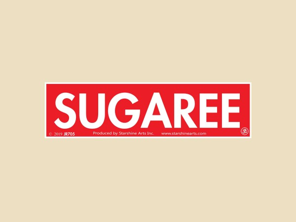 JR705  Starshine Arts "Sugaree"  Mini Bumper Sticker