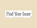 JR712  Starshine Arts "Find Your Inner"  Mini Bumper Sticker