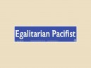 PC635 Starshine Arts "Egalitarian" Bumper Sticker