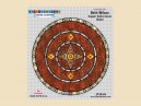 STAR446 4.5" "Copper Celtic Saxon Shield" Sticker