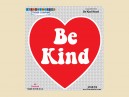 STAR498 4.5" Be Kind Heart" Sticker