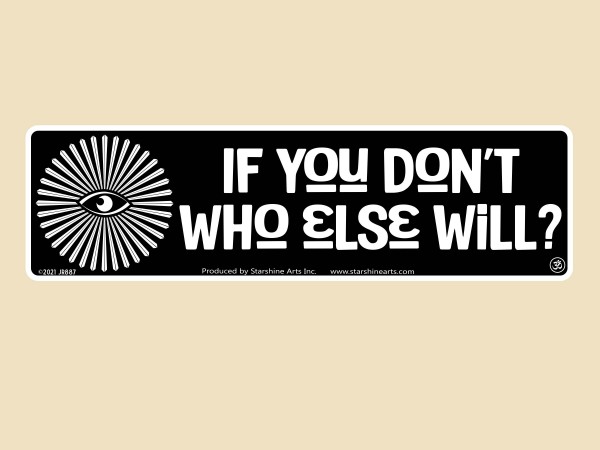 JR860 Starshine Arts "Do What You Love, Love What You Do" Mini Bumper Sticker
