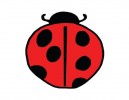 SKY19 Root Concepts 3" Ladybug Sticker