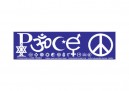 JR186 Peacemonger "Coexist Symbols" Mini Bumper Sticker