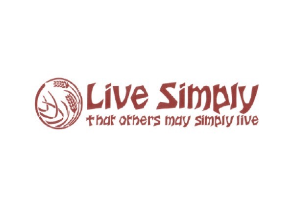 JR49 Peace Resource Project "Live Simply" Mini Bumper Sticker