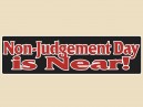 PC39 New sKool "Non Judgement Day" Bumper Sticker